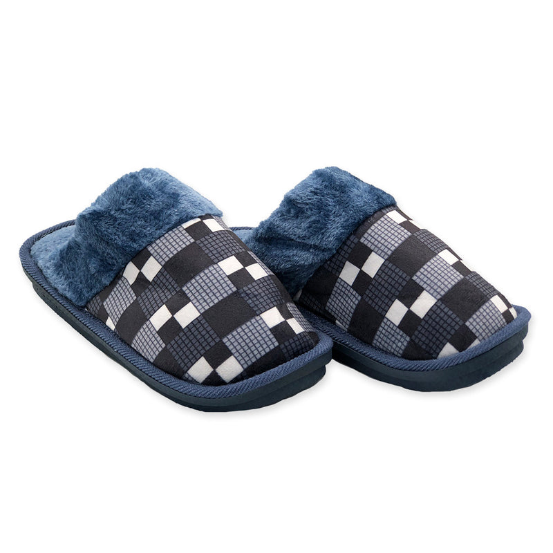 Pantufa Masculina Xadrez com FRETE GRÁTIS